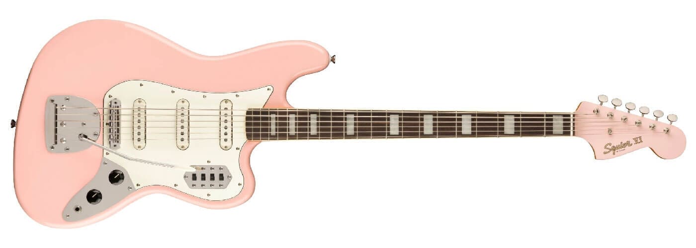 Squier Classic Vibe Bass VI In Shell Pink