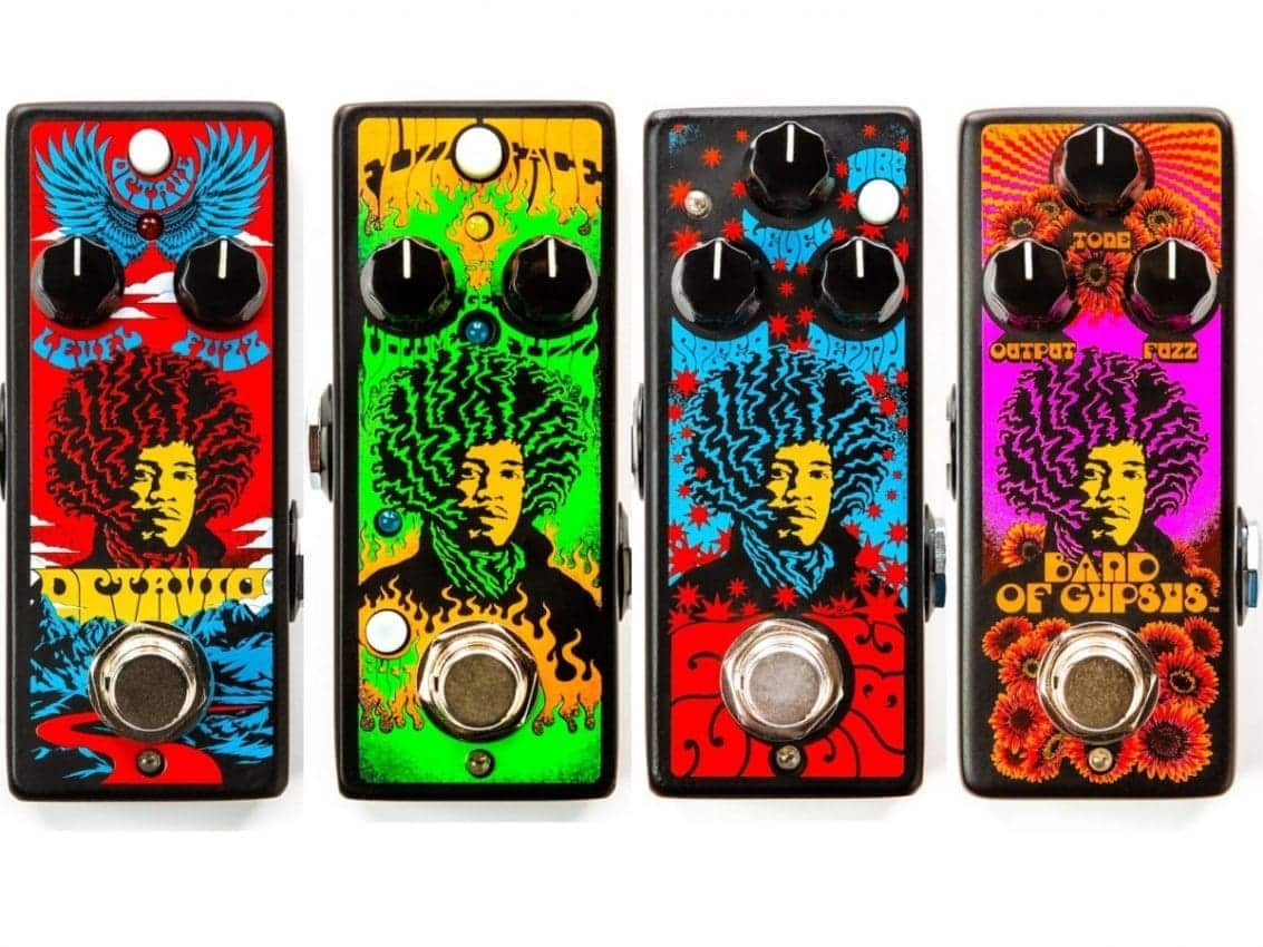 Authentic Hendrix ‘68 Shrine mini pedals