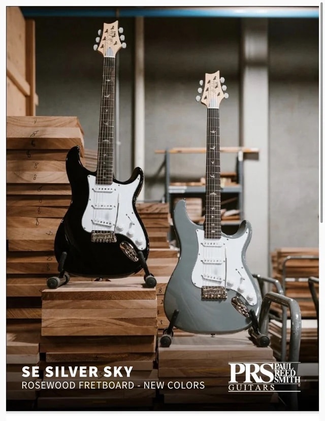 Blog - PRS Silver Sky Unveils Stunning New Colors - Sims Music