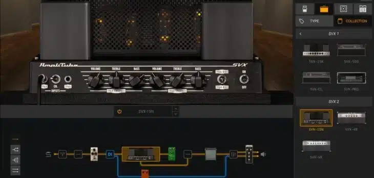 Free IK Multimedia Amplitube SVX 2 for Halloween with three virtual Ampeg bass rigs for your DAW